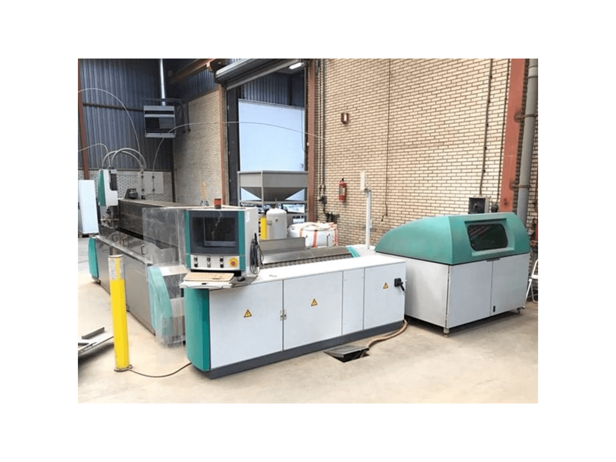 Widok z przodu maszyny Flow WMC 3020