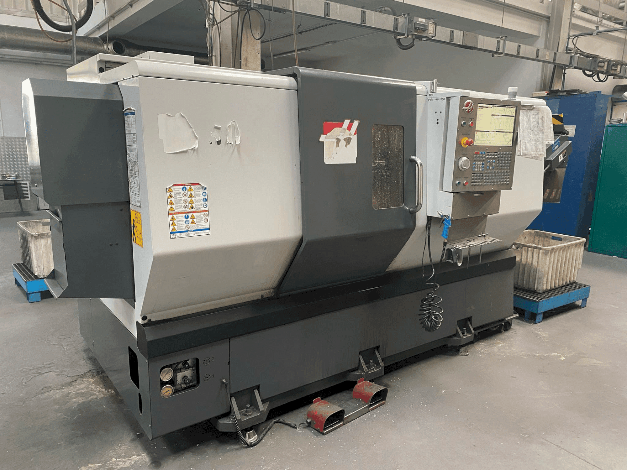 Widok z przodu maszyny HAAS DS-30