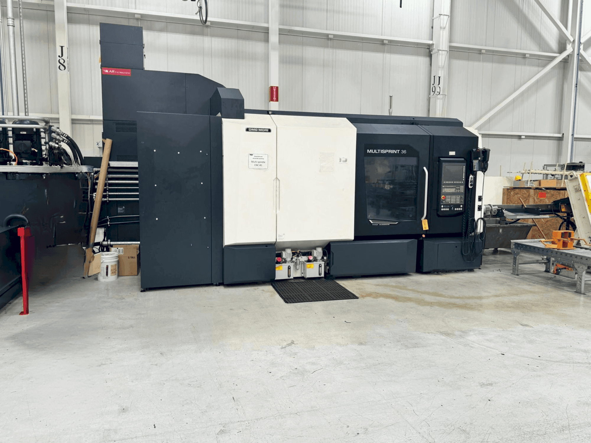 Widok z przodu maszyny DMG MORI Multisprint 36