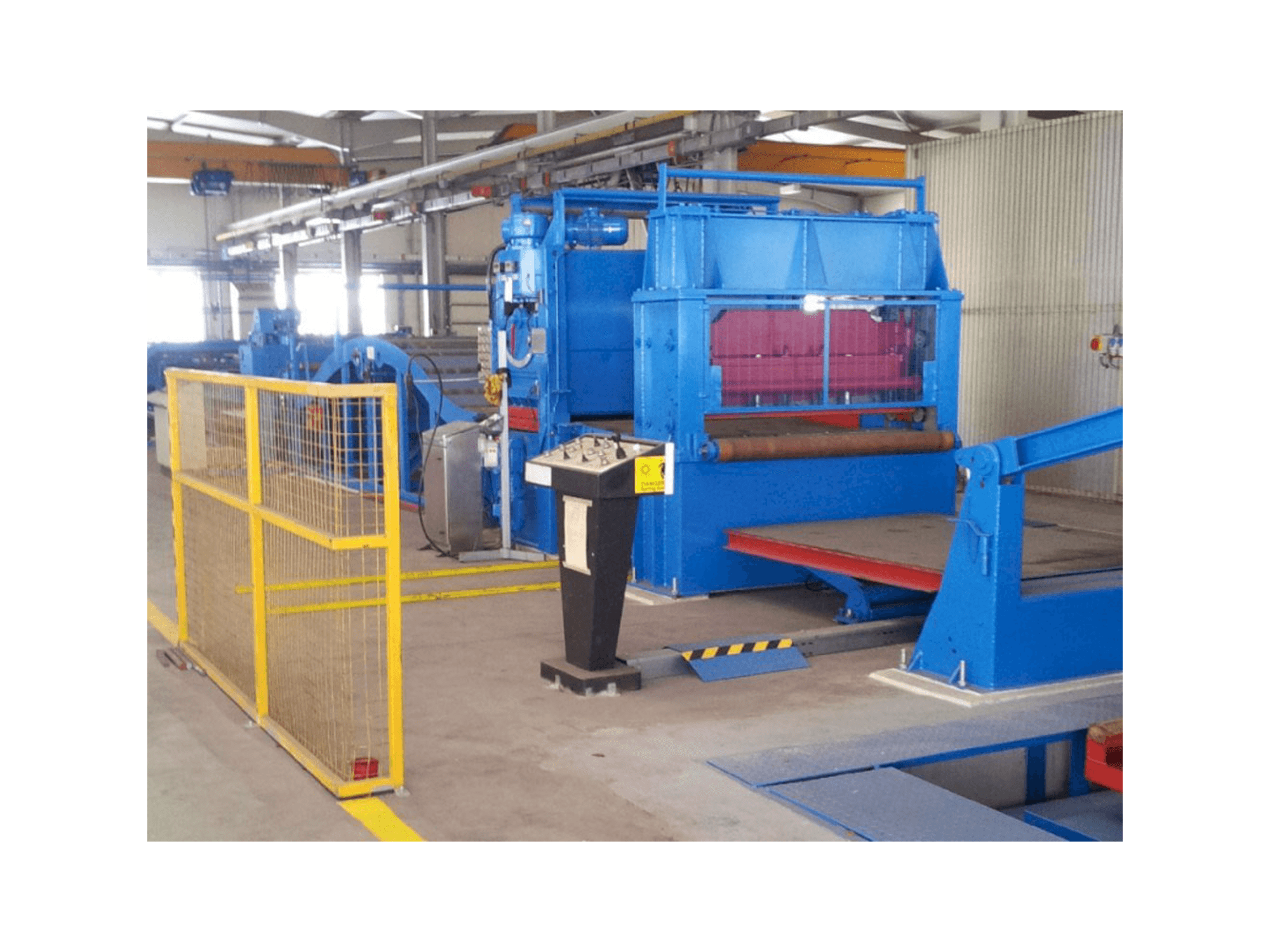 Widok z przodu maszyny Sacma SP4A