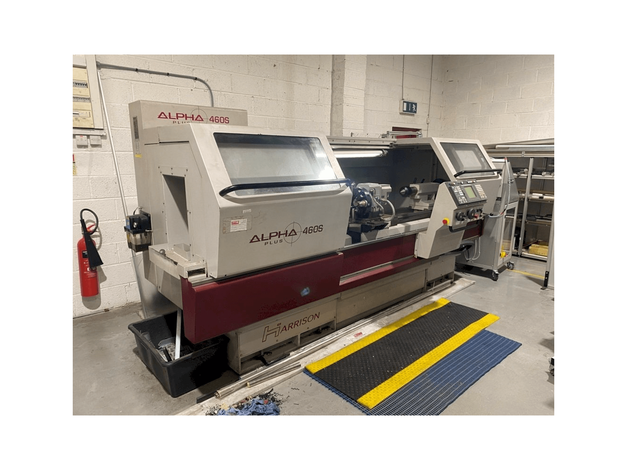 Widok z przodu maszyny Harrison Alpha 460S Plus