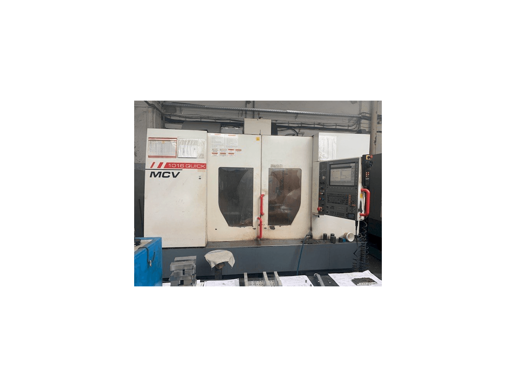 Widok z przodu maszyny KOVOSVIT MAS MCV 1016 Quick