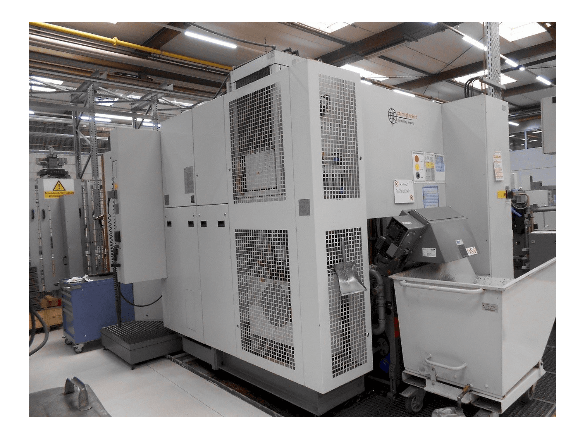 Widok lewej strony maszyny Heckert HEC 500 D XXL