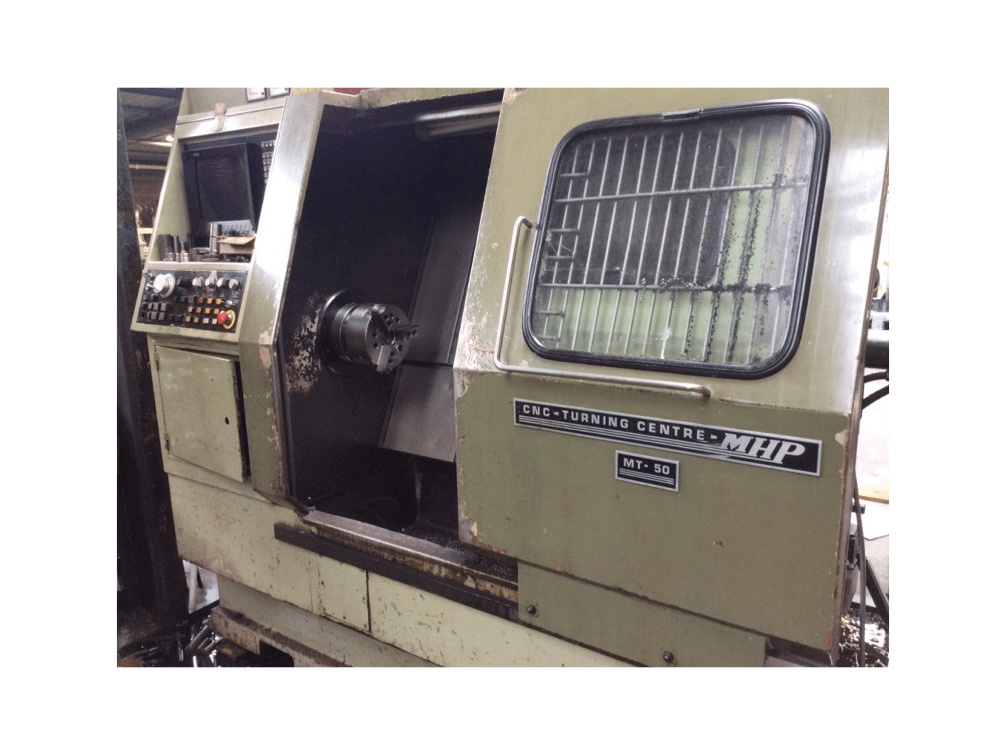 Widok z przodu maszyny MHP MT-50