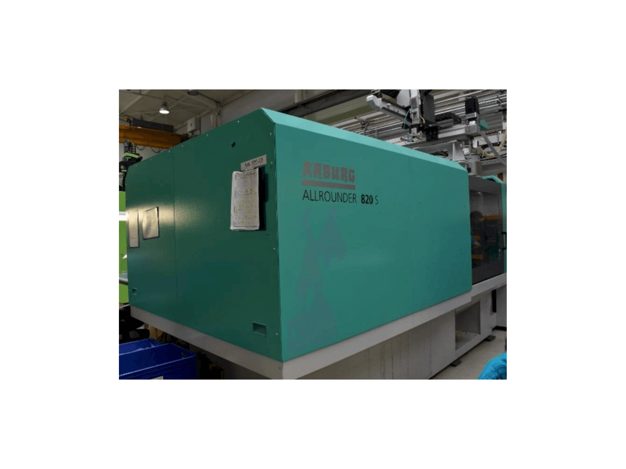 Widok z przodu maszyny Arburg Allrounder 820 s 4000 - 800