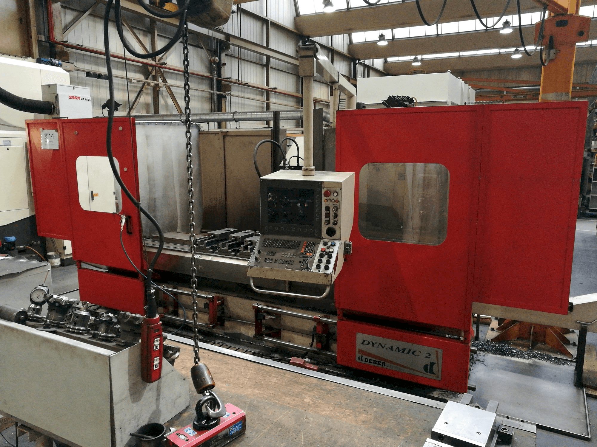 Widok z przodu maszyny DEBER Dynamic 2