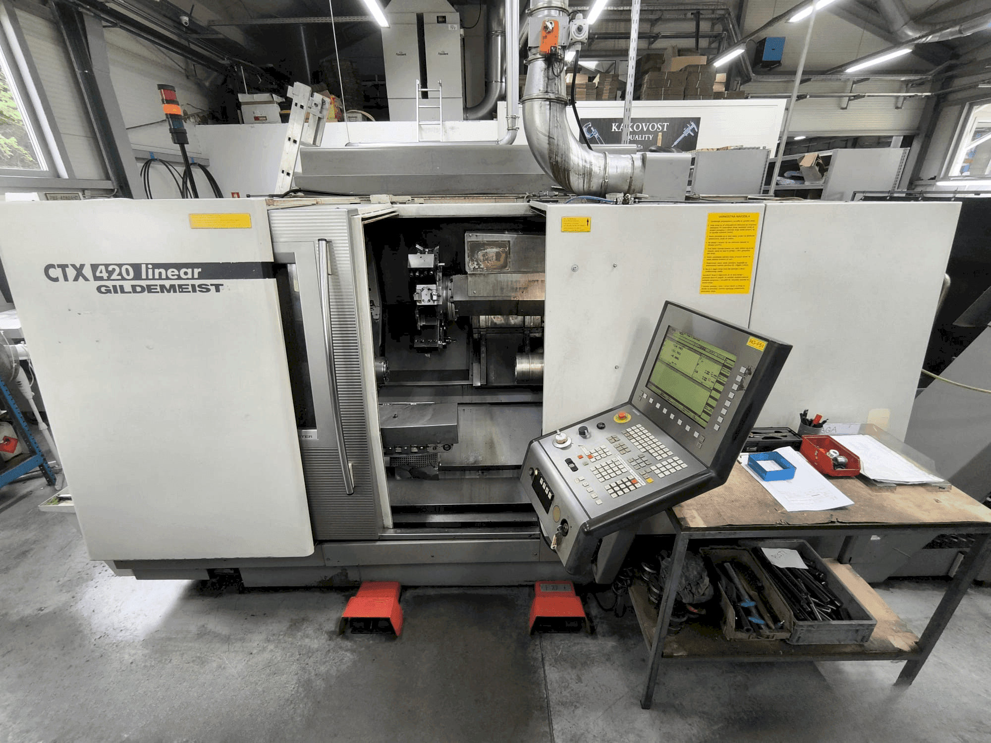 Widok z przodu maszyny Gildemeister GILDEMEISTER CTX 420 linear
