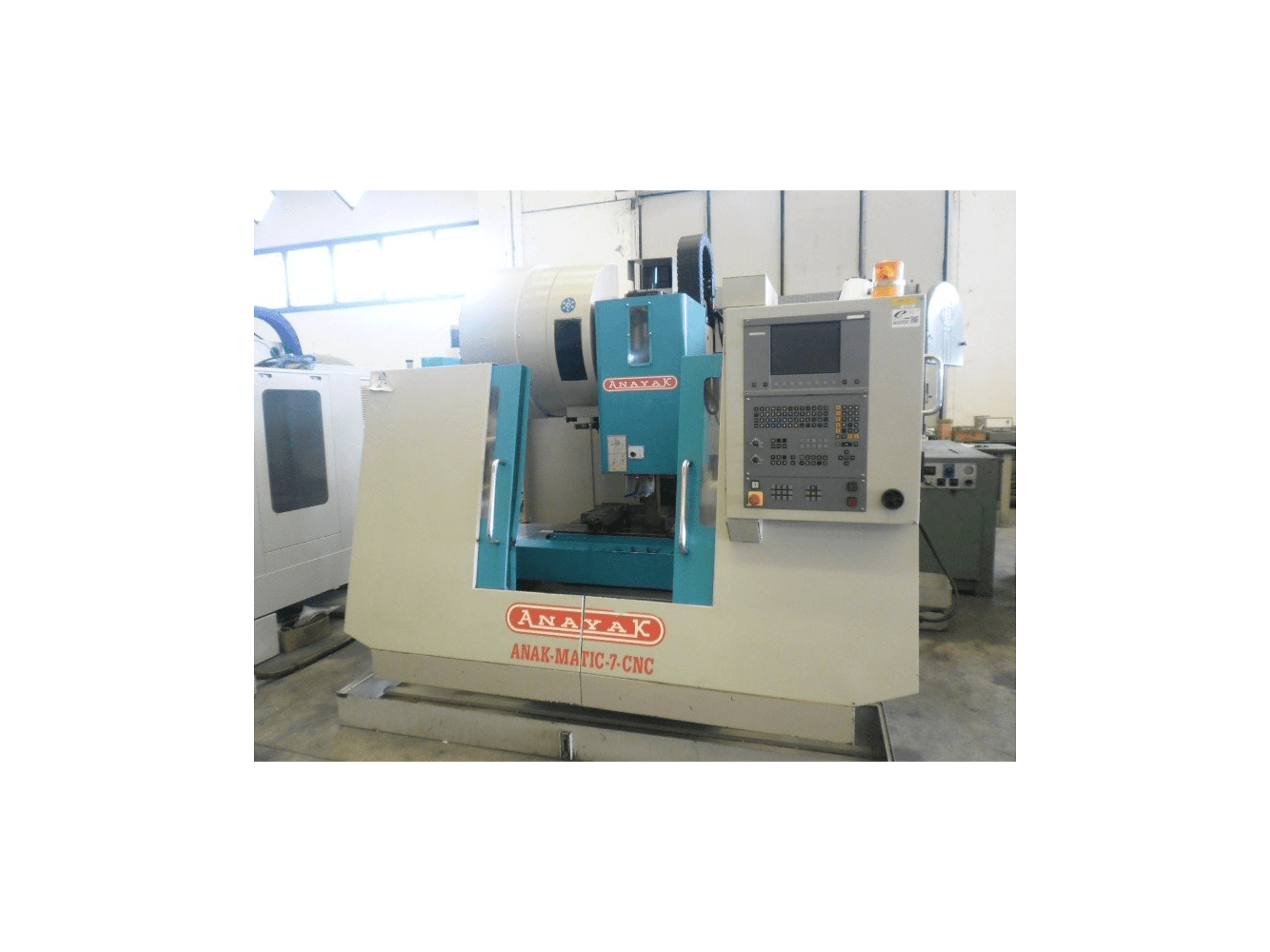 Widok z przodu maszyny ANAYAK ANAK-MATIC 7