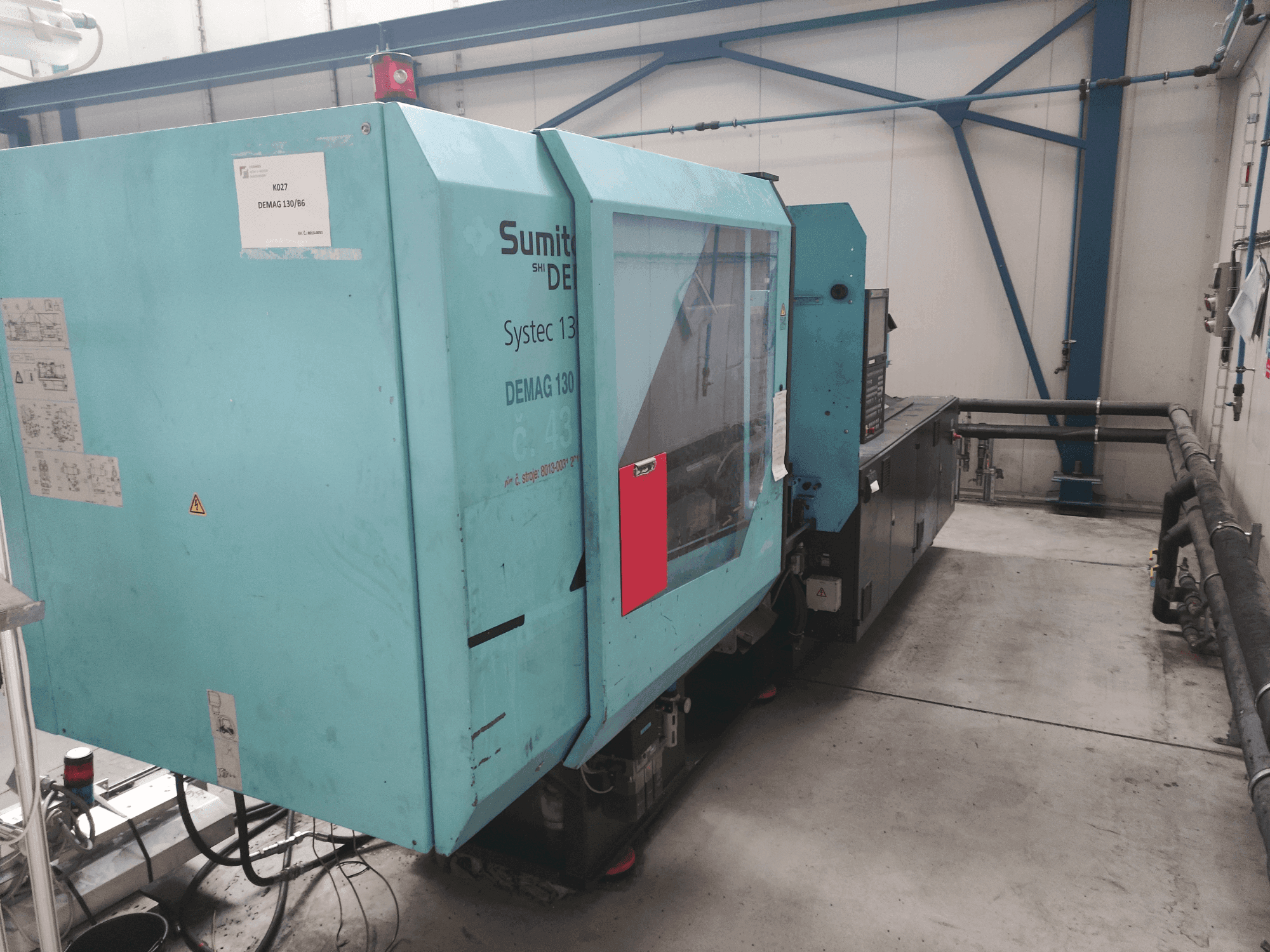 Widok z przodu maszyny DEMAG Systec 130/475-430