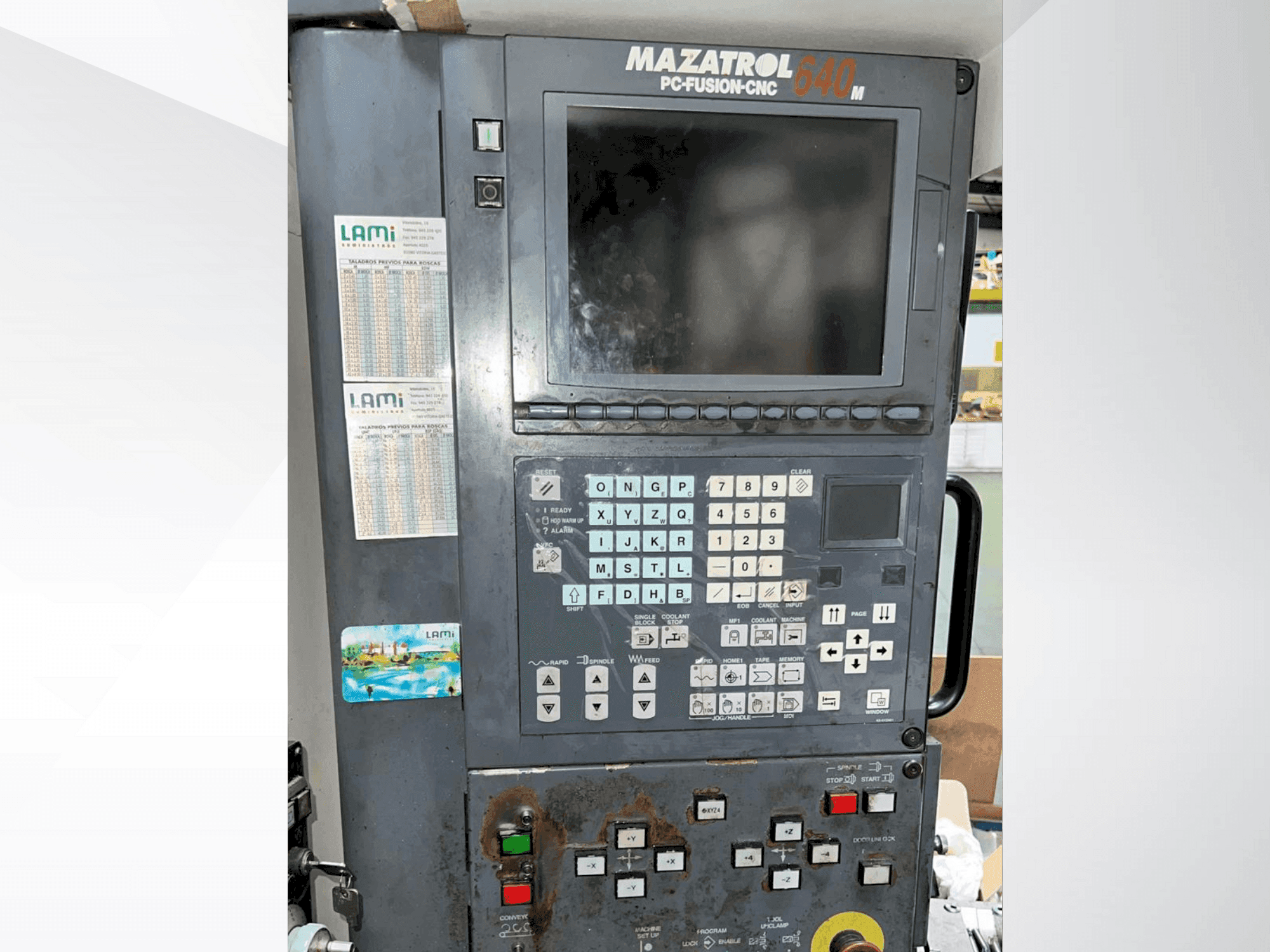 Sterowanie maszyny Mazak VTC-B