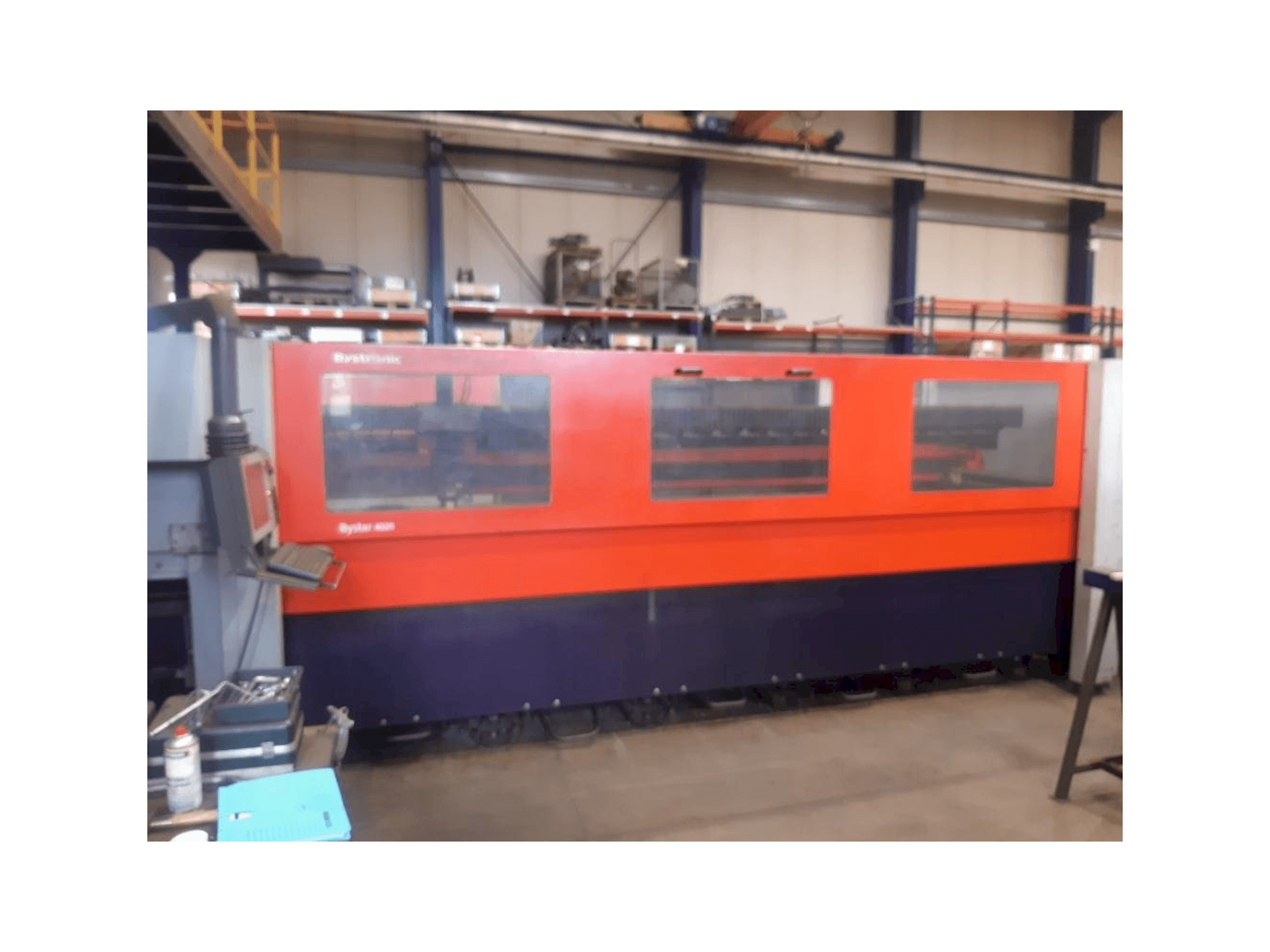 Widok z przodu maszyny Bystronic Bystar 4020