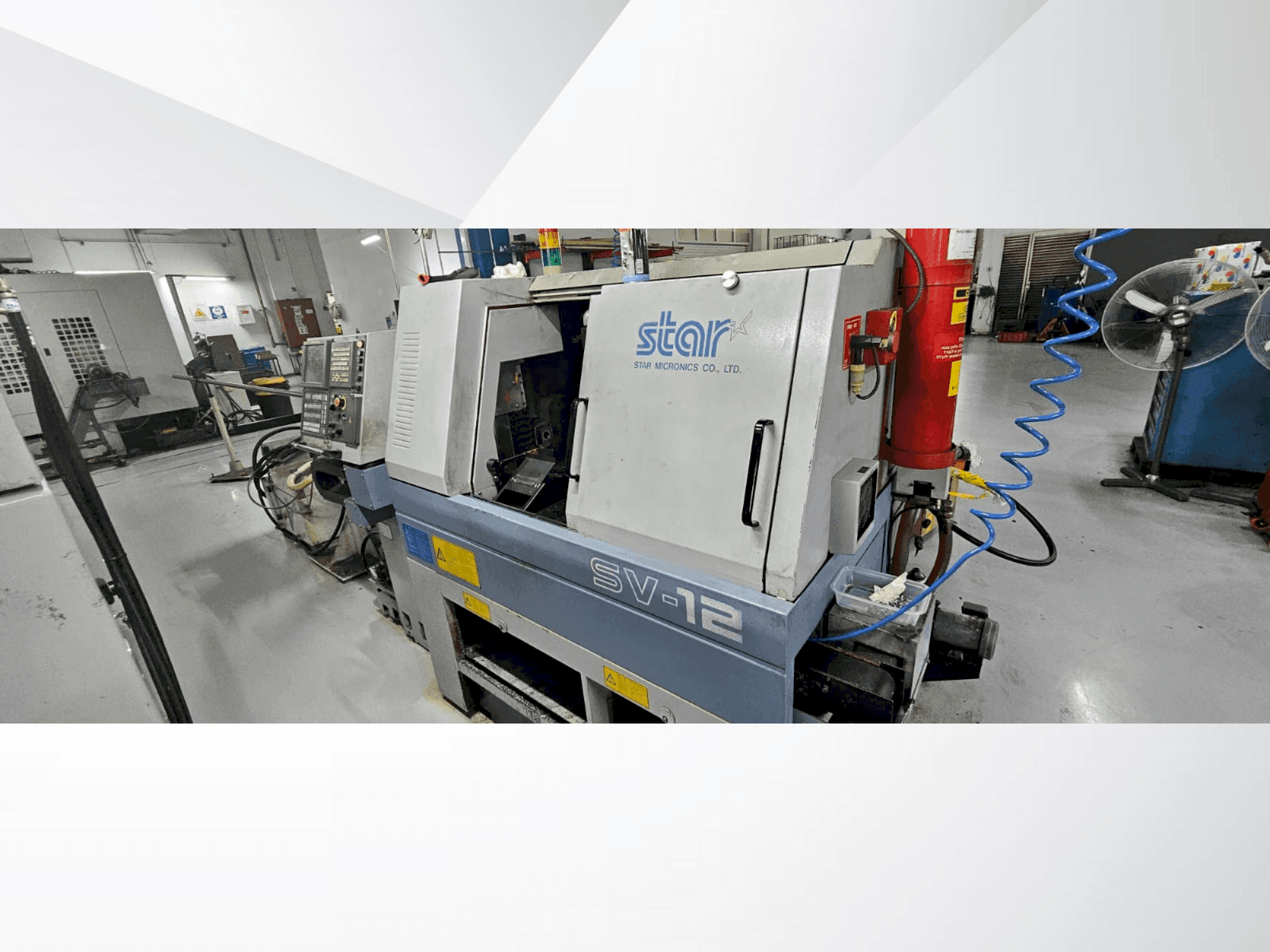 Widok z przodu maszyny Star SV-12